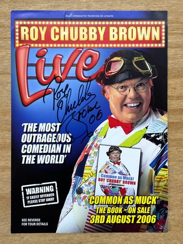 Signed theatre flyer 2006 - signed,
