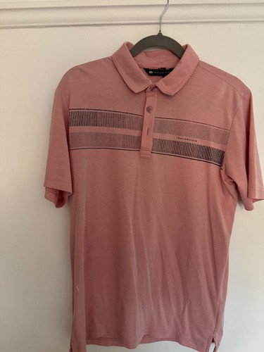 Travis mathew pink polo - travis, medium