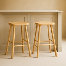 Farmhouse bar stool - stool, natural