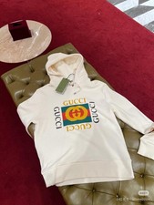 Gucci White Hoodie oversize