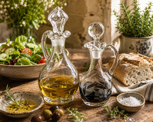 Vintage glass oil - glass,