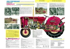 (A3) David Brown Case Poster Brochure Tractor 990 Implematic Brochure