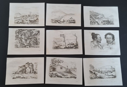 Set original 1834 antique - set,