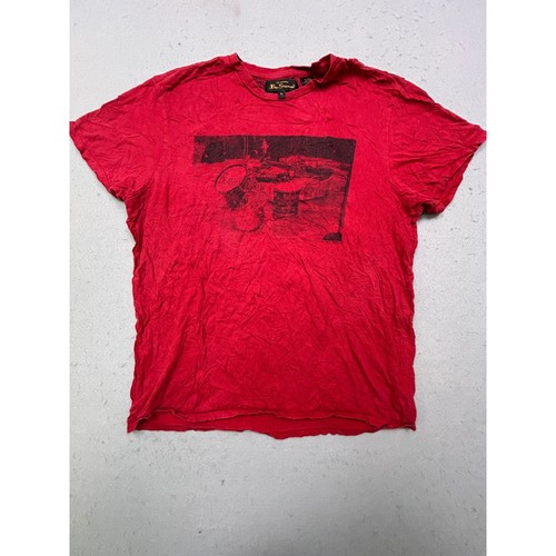 Ben sherman shirt cotton red - cotton,
