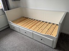 IKEA day-bed (Hemnes) white with 3 drawers