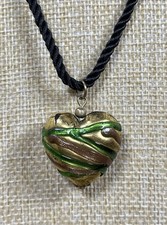 Vintage Green Murano Glass &
