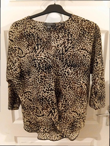Leopard print blouse top 10 - print,