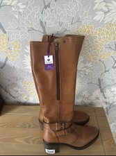 Shoezone Tan Knee High Boots Size 3 Excellent Condition Never Been Worn No Box