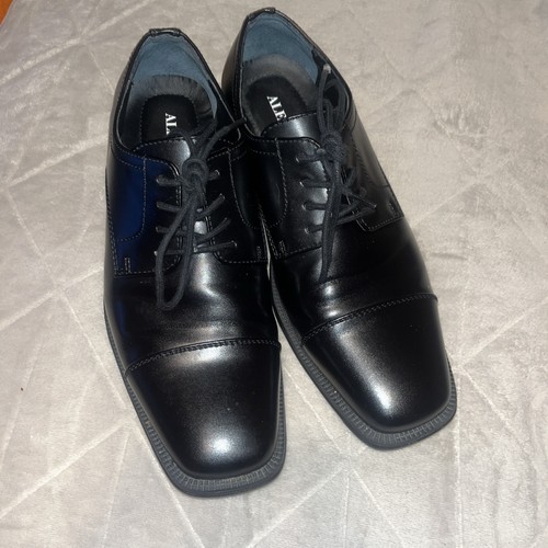 Alfani men black leather - men’s,