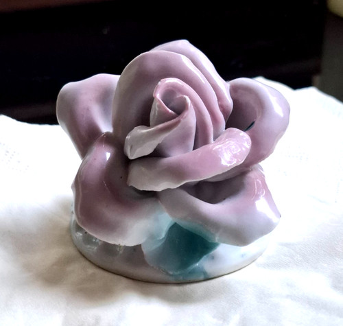 Porcelain rose decorative - rose,