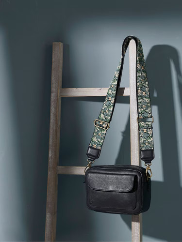 Fat face black leather oslo - face,