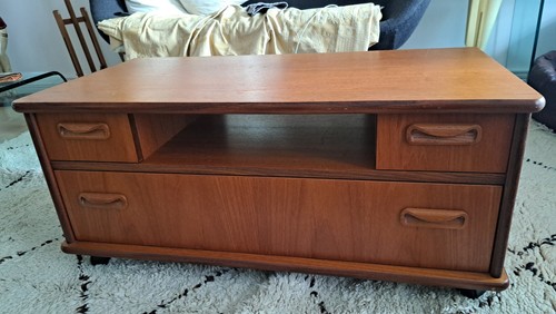 Plan trolley teak mid - plan,