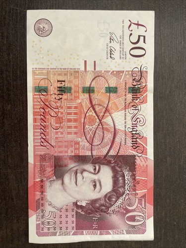 Fifty pound old note - fifty, good