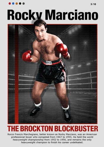 Rocky marciano boxing legend - -,