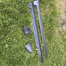 audi a4 b6 avant estate side skirts in dolpin grey LX7Z paint code 