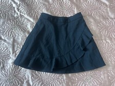 Girls Black George School Skirt. Age 4-5 Years.
