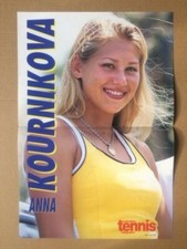 ANNA KOURNIKOVA Original Vintage Tennis Australia Magazine Poster