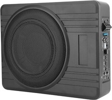 Akozon Under Seat Subwoofer, Underseat Subwoofer, Car Stereo 10inch 12V 800W