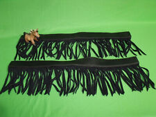 Ariat Black Suede Fringe Chaps Changers