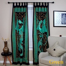 Celtic Dragon Curtain Cotton