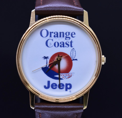 Vtg orange coast - orange, jeep