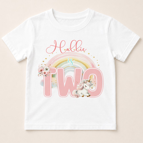 Personalised unicorn rainbow - personalised,
