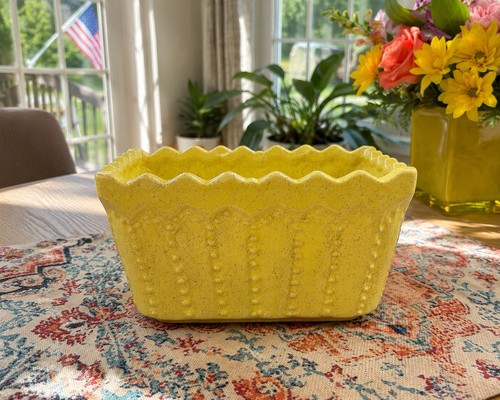 Vintage usa pottery yellow - vintage,