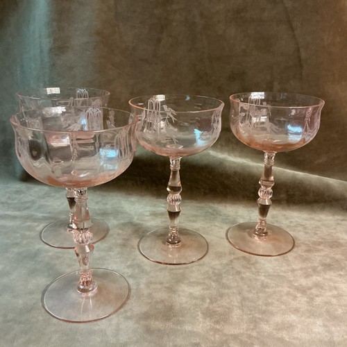 1930s tiffin glass pink - 1930s,