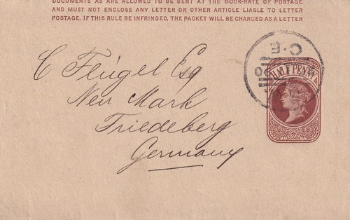 1890 d brown superb - gb, qv