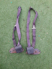Toyota RA28 Gen 1 Celica Driver Passenger Seat Belts With Mounting Brackets Pics