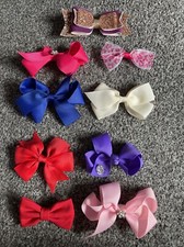 9 x Girls Hair Bow Set Jojo