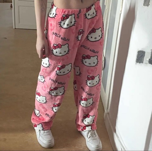 Hello kitty pink fluffy - hello, pyjama