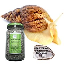 Triple washed Oyster shell flakes, Great for Giant African Land snails, tortoise