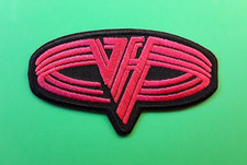 V/ROCK BAND IRON OR SEW ON QUALITY EMBROIDERED PATCH UK SELLER/VAN HALEN