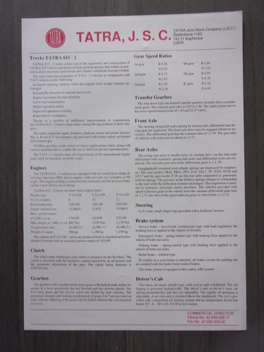Tatra 815 trucks - 815-2, orig
