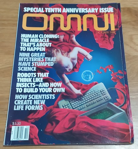 Omni magazine oct 1988 - magazine, vintage