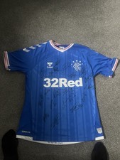 Signed Glasgow Rangers Shirt