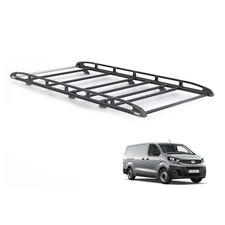 Fiat Scudo Roof Rack for 2022+ Maxi [Tailgate] Rhino KammRack Black