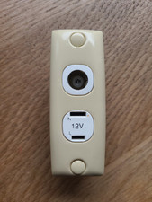 Caravan Clipsal Slim Line Aerial & 12v Socket Motorhome Campervan Boat Switch.