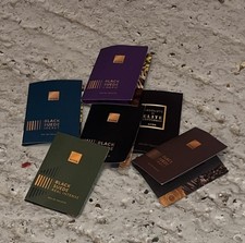 6 x avon men's black suede