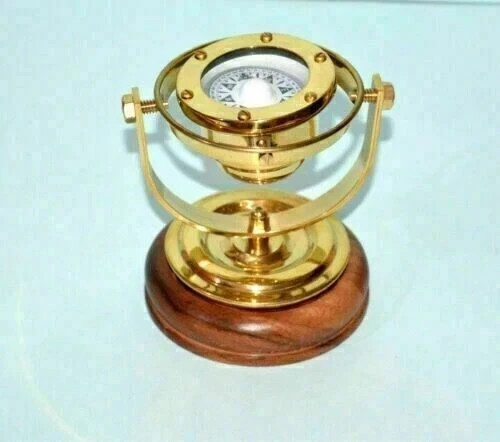 Compass nautical brass - nautical,