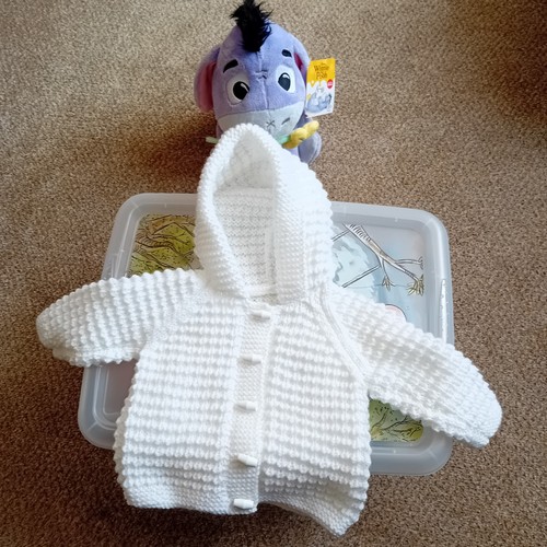 Hand knitted baby cardigan - knitted,