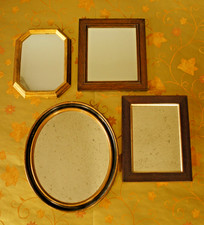 Antique assembled mirror collective 2 with antiqued mirror plates