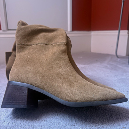 Marks spencer brown suede - brown,