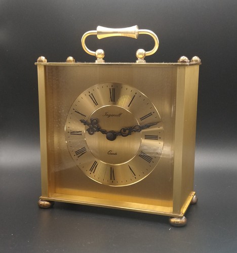 Brass carriage clock - brass,