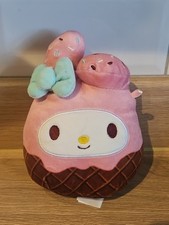 Squishmallows Sanrio My Melody Ice Cream Bunny 7" Plush Pink