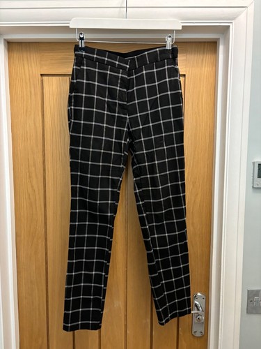 Zara black check smart - black,