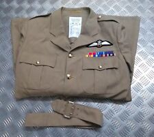 RAF Officer Jacket British No6 Dress With Cloth Belt and Insignia 188/108cm
