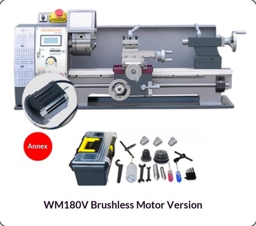 550w metal gear mini lathe - metal, cnc