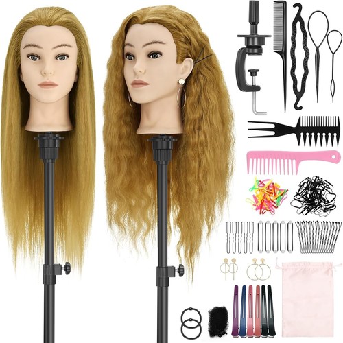 Blonde hairdressing mannequin - hairdressing,